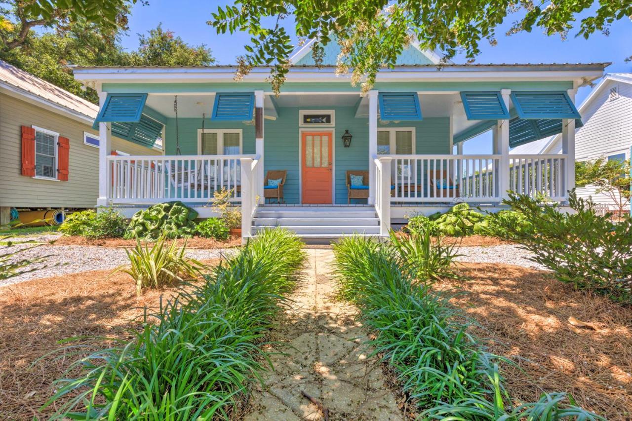 Cottage With Porch - 3 Min Walk To Bay St Louis Bay St. Louis Bagian luar foto